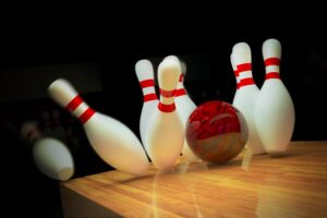 Bowling Ball and Pins