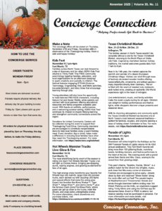 November 2025 Concierge Connection Newsletter