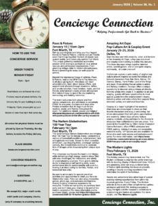 January 2026 Concierge Connection Newsletter