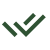 Green checkmarks on a black background.